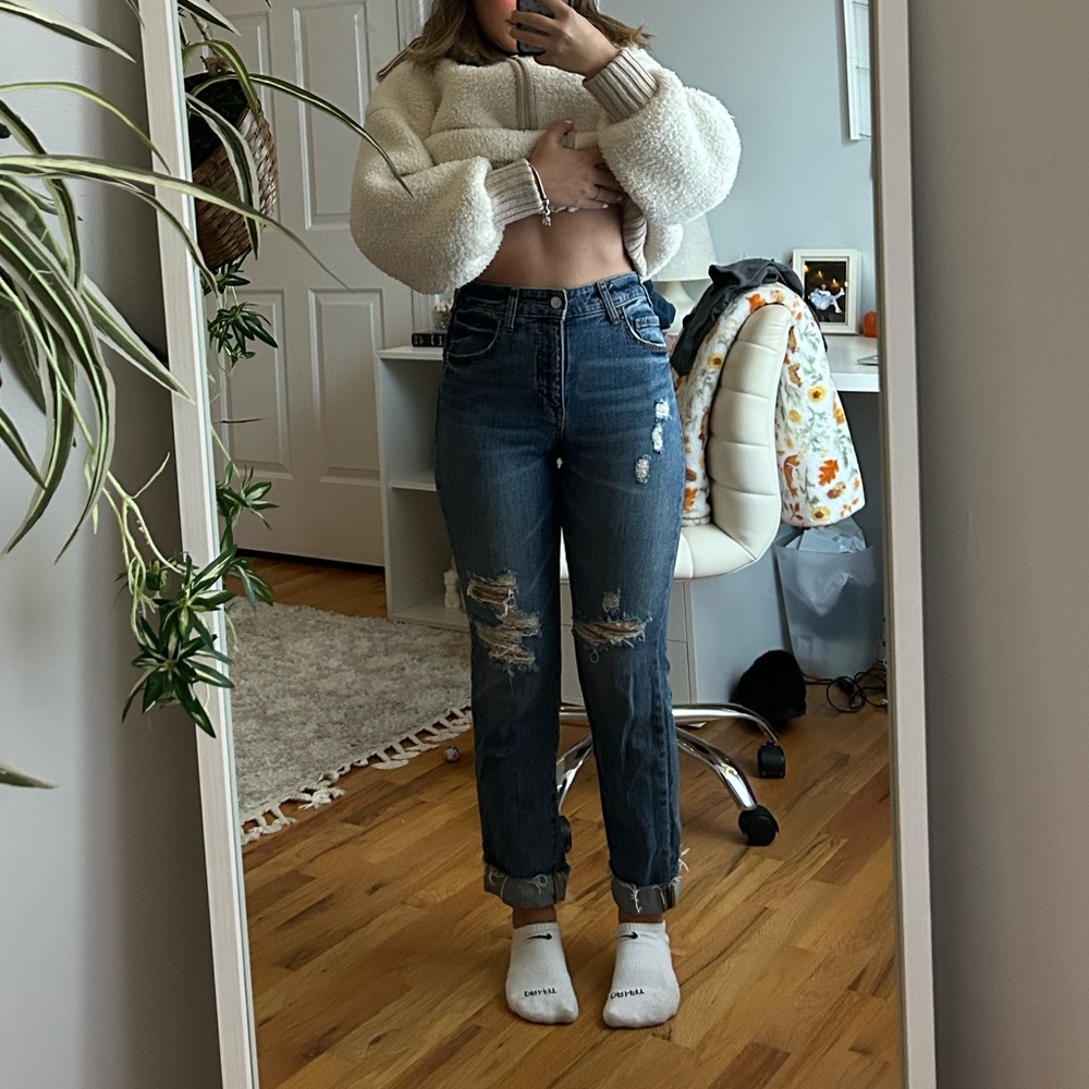 Pilcro Anthropologie Straight-Leg Jeans